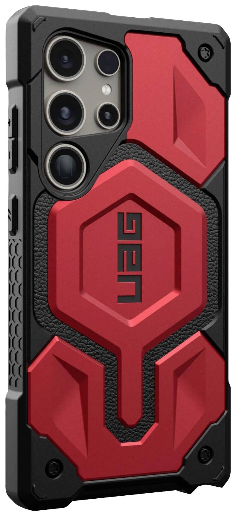 Urban Armor Gear Monarch Pro Backcover Samsung Galaxy S24 Ultra Crimson MagSafe kompatibel 214416119494