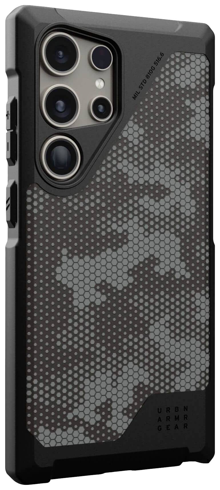 Urban Armor Gear Metropolis LT Backcover Samsung Galaxy S24 Ultra Camouflage, Graphit MagSafe kompatibel 214420113234
