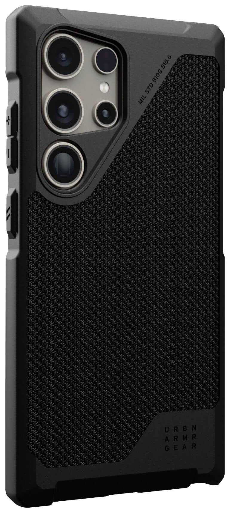 Urban Armor Gear Metropolis LT Backcover Samsung Galaxy S24 Ultra Kevlar®, Schwarz MagSafe kompatibel 214420113940