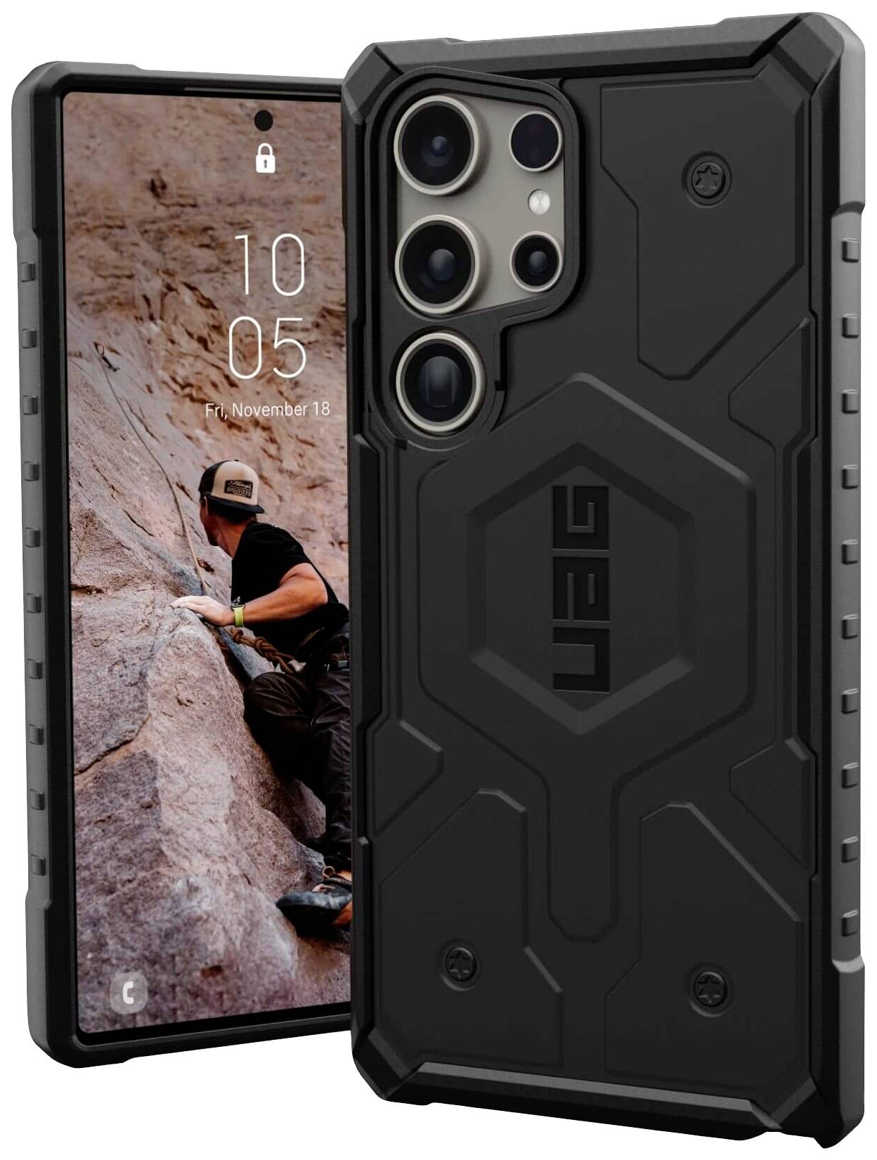 Urban Armor Gear Pathfinder Backcover Samsung Galaxy S24 Ultra Schwarz 214425114040