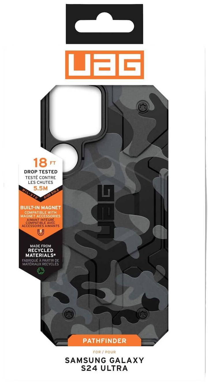 Urban Armor Gear Pathfinder SE Backcover Samsung Galaxy S24 ultra Camouflage, Midnight MagSafe kompatibel 214426114061