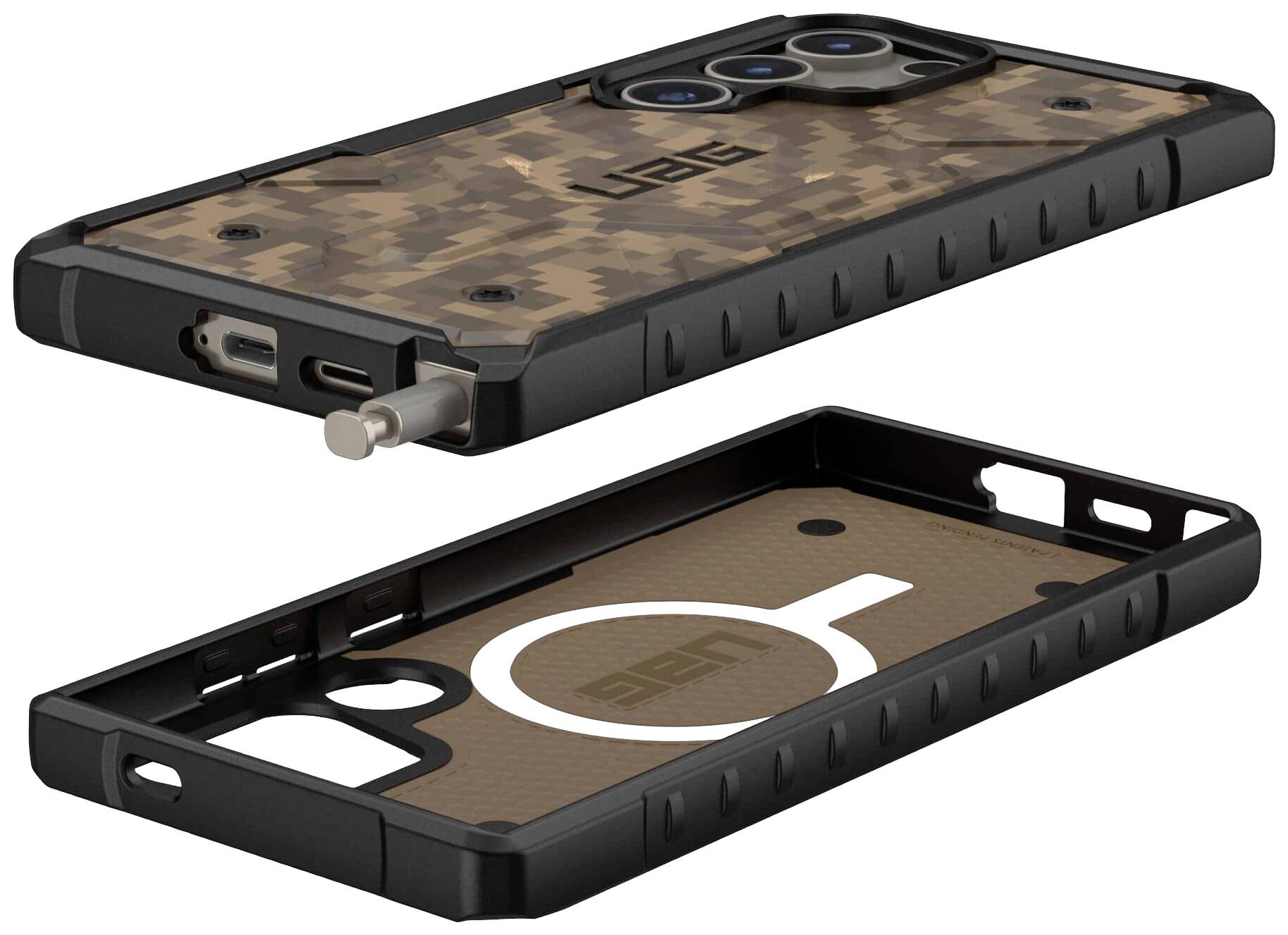 Urban Armor Gear Pathfinder SE Backcover Samsung Galaxy S24 Ultra Camouflage, Erde MagSafe kompatibel 214426118280