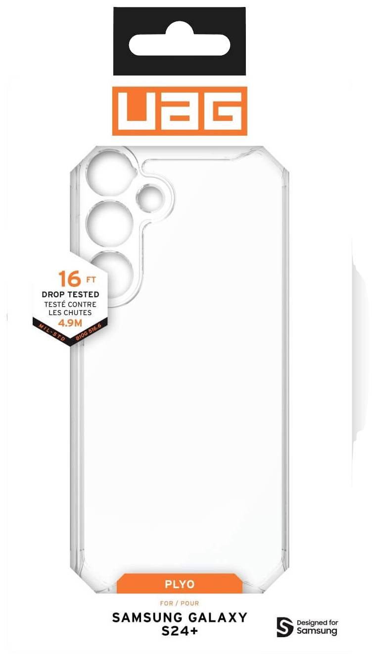 Urban Armor Gear Plyo Backcover Samsung Galaxy S24+ Ice, Transparent 214430114343