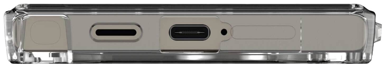 Urban Armor Gear Plyo Pro Backcover Samsung Galaxy S24 Ultra Ice, Transparent, Silber MagSafe kompatibel 214431114333