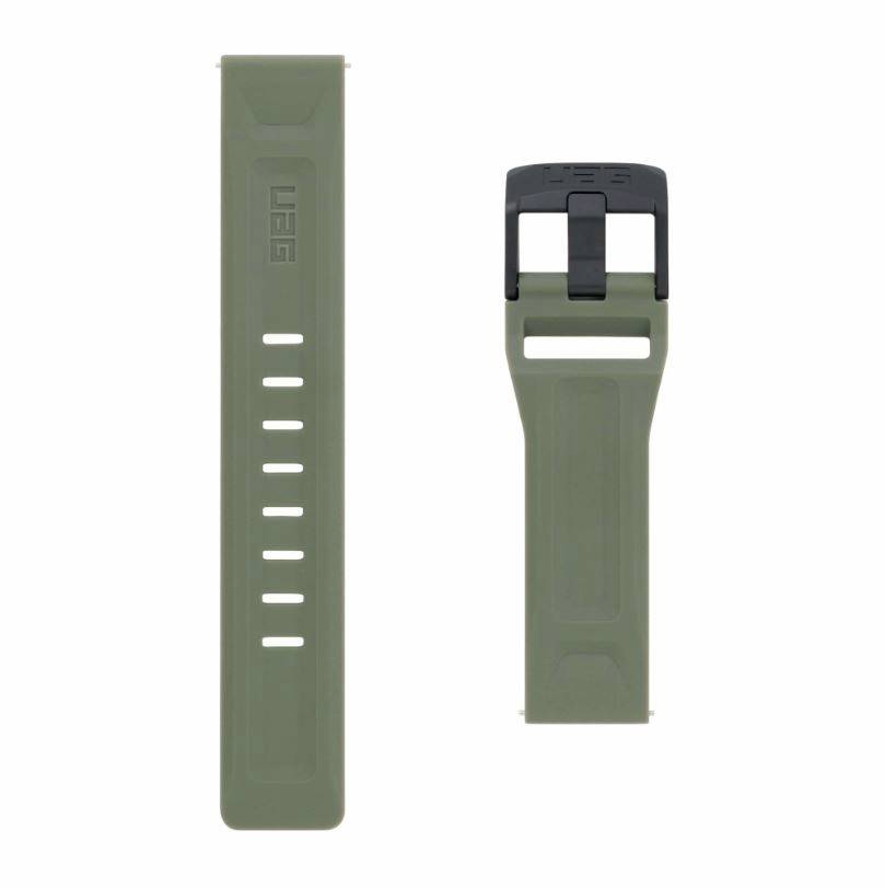Urban Armor Gear Active Strap Ersatzarmband Grün Galaxy Watch4, Galaxy Watch4 LTE, Galaxy Watch5, Galaxy Watch5 LTE, Galaxy