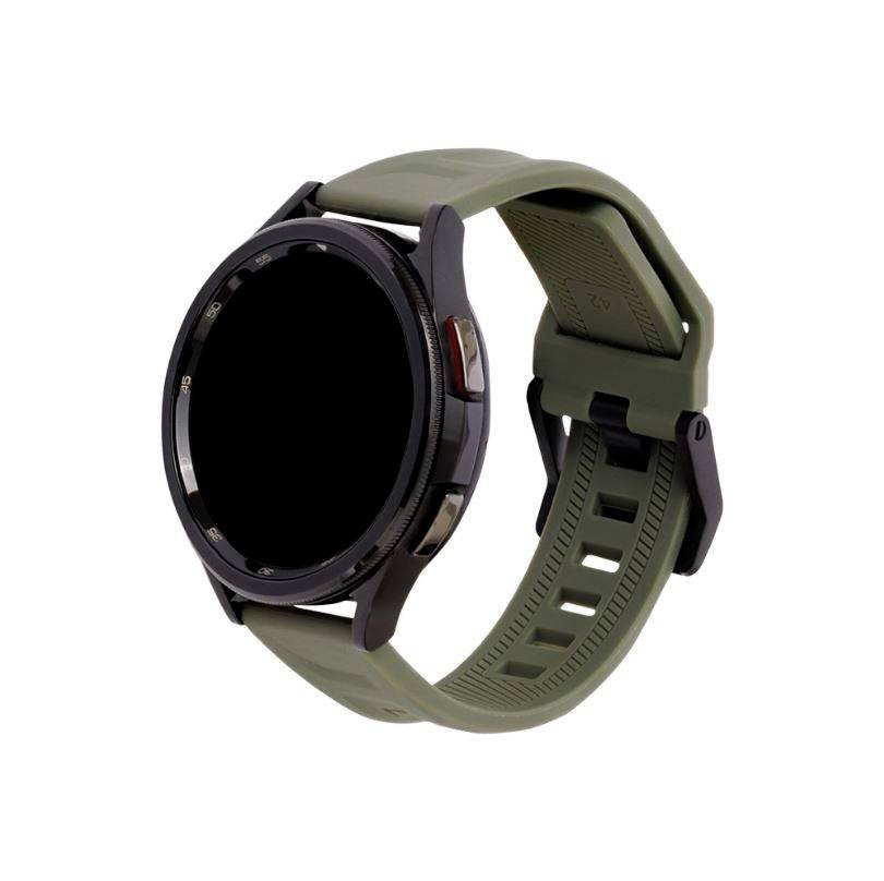 Urban Armor Gear Active Strap Ersatzarmband Grün Galaxy Watch4, Galaxy Watch4 LTE, Galaxy Watch5, Galaxy Watch5 LTE, Galaxy Watch6 (Bluetooth)