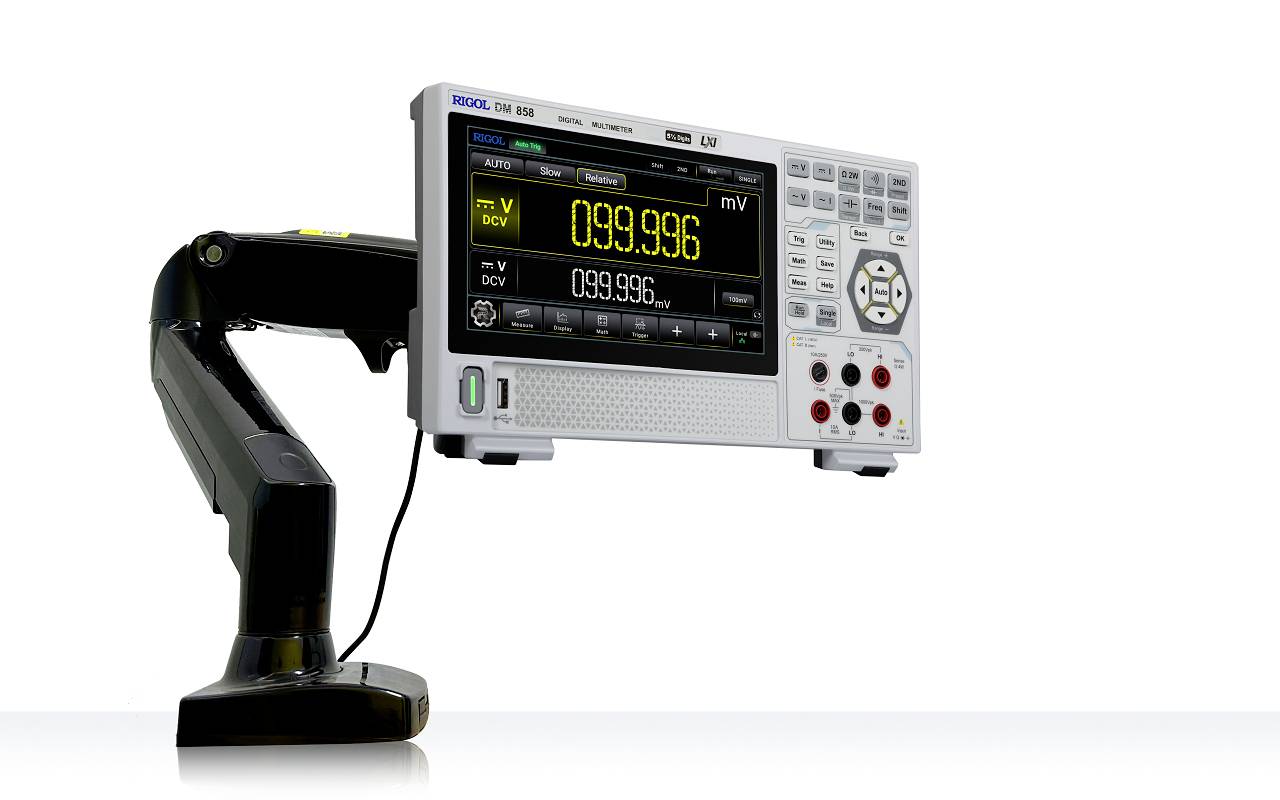 Rigol DM858 Tisch-Multimeter digital CAT I 1000 V, CAT II 300V Anzeige (Counts): 500000