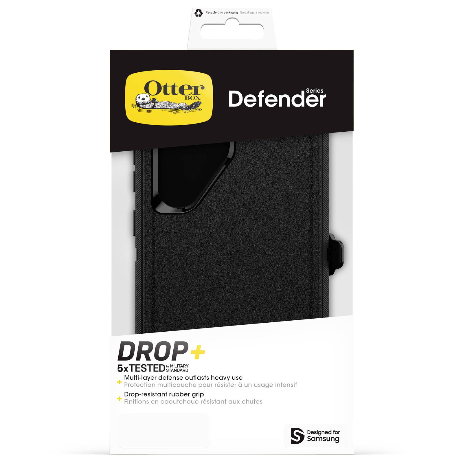 Otterbox Defender Backcover Samsung Galaxy S24 Ultra Schwarz Stoßfest