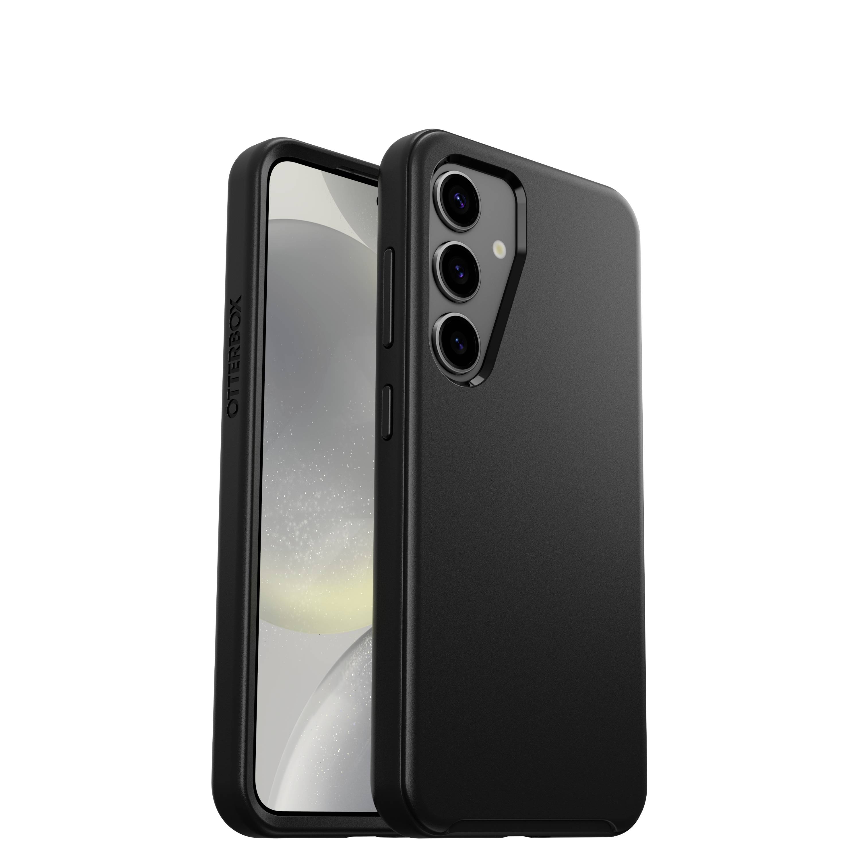 Otterbox Symmetry Backcover Samsung Galaxy S24 Schwarz Stoßfest, Induktives Laden 77-94531