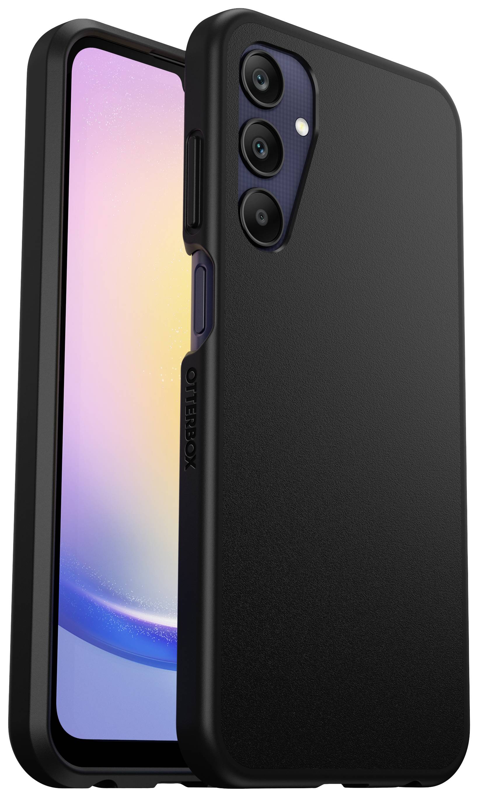 Otterbox React Backcover Samsung Galaxy A25 5G Schwarz Stoßfest, Induktives Laden 77-94113