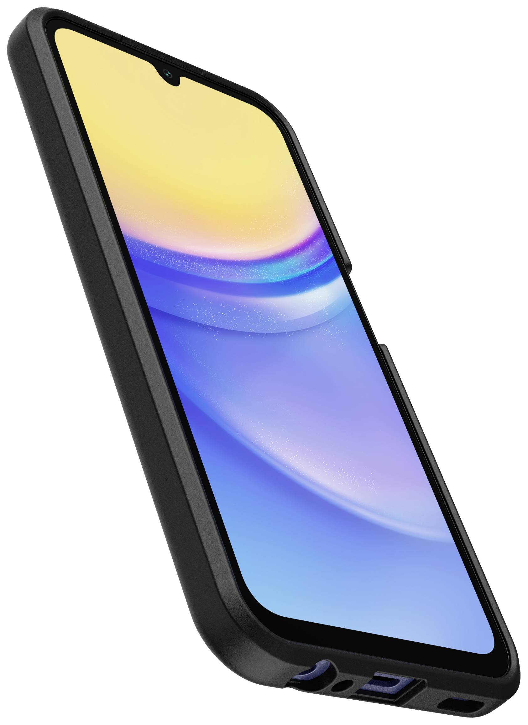 Otterbox React Backcover Samsung Galaxy A15 5G Schwarz Stoßfest, Induktives Laden