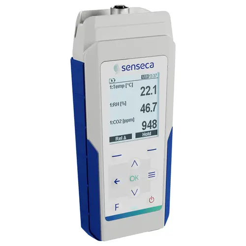 Senseca 486134 PRO D01 Multifunktions-Handmessgerät Messgröße Temperatur, Luftfeuchtigkeit, Luftdurchsatz, Druck Senseca 486134 PRO D01 Multifunktions-Handmessgerät Messgröße Temperatur, Luftfeuchtigkeit, Luftdurchsatz, Druck