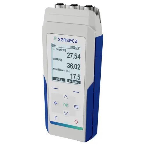 Senseca 486137 PRO D05.3 Multi-Datenlogger Messgröße Temperatur, Luftfeuchtigkeit, Luftdurchsatz, Druck, Beleuchtungsstärke, CO2 Senseca 486137 PRO D05.3 Multi-Datenlogger Messgröße Temperatur, Luftfeuchtigkeit, Luftdurchsatz, Druck, Beleuchtungsstärke, CO2