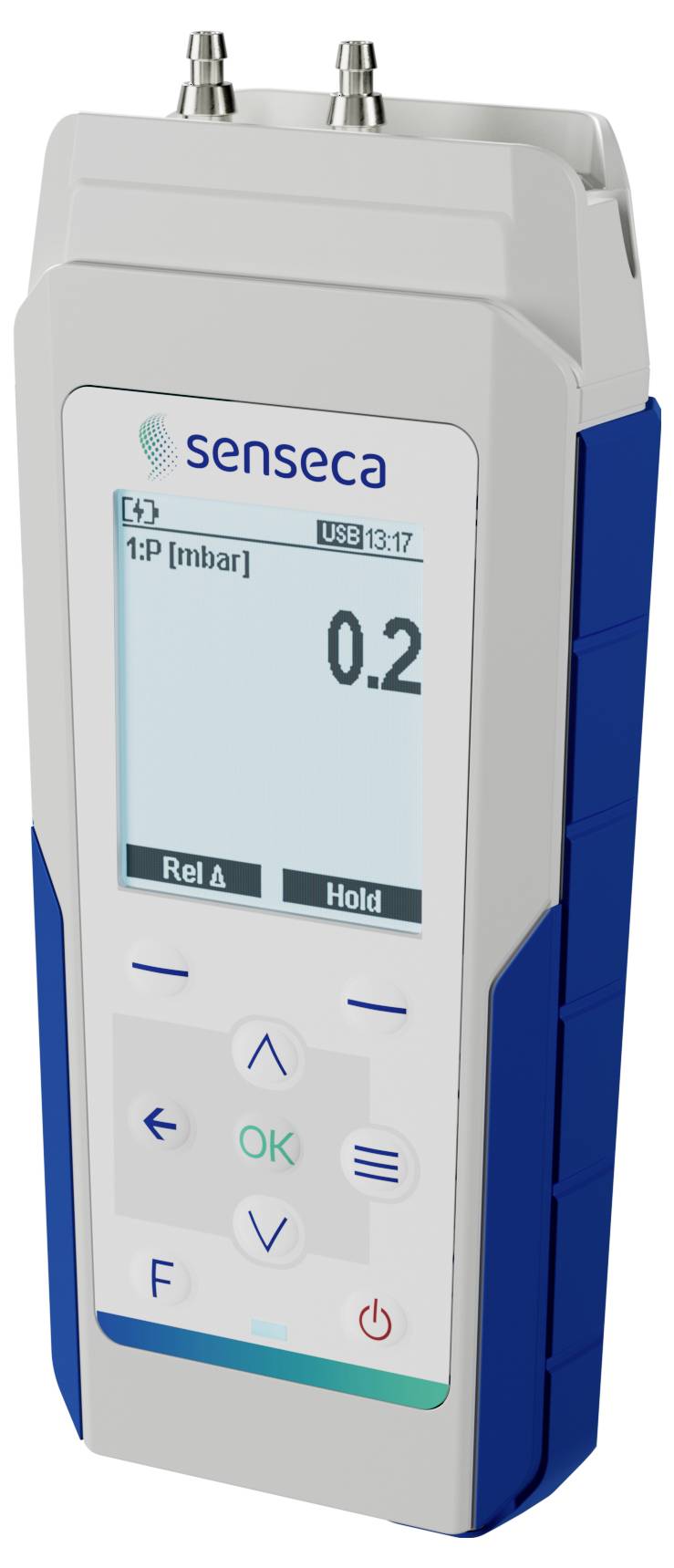 Senseca PRO 215-4 Differenz-Druckmessgerät Luftdruck, Nicht aggressive Gase, Korrosive Gase 500hPa (max)