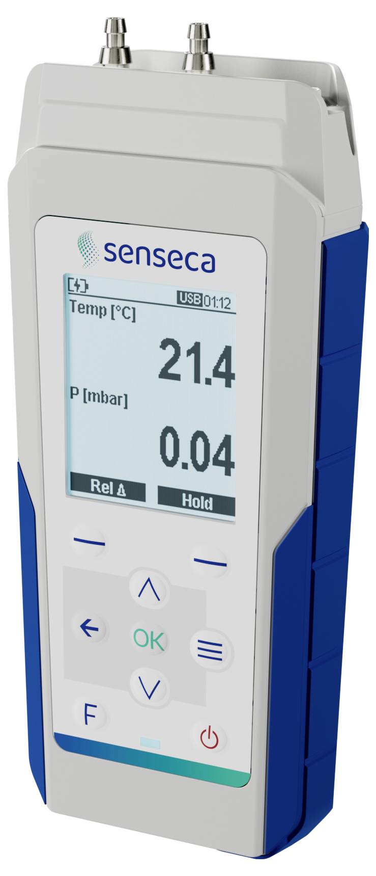 Senseca 486133 PRO 915-2 Druck-Datenlogger, Temperatur-Datenlogger Messgröße Druck, Temperatur -220 bis 1372°C 200hPa (max.)
