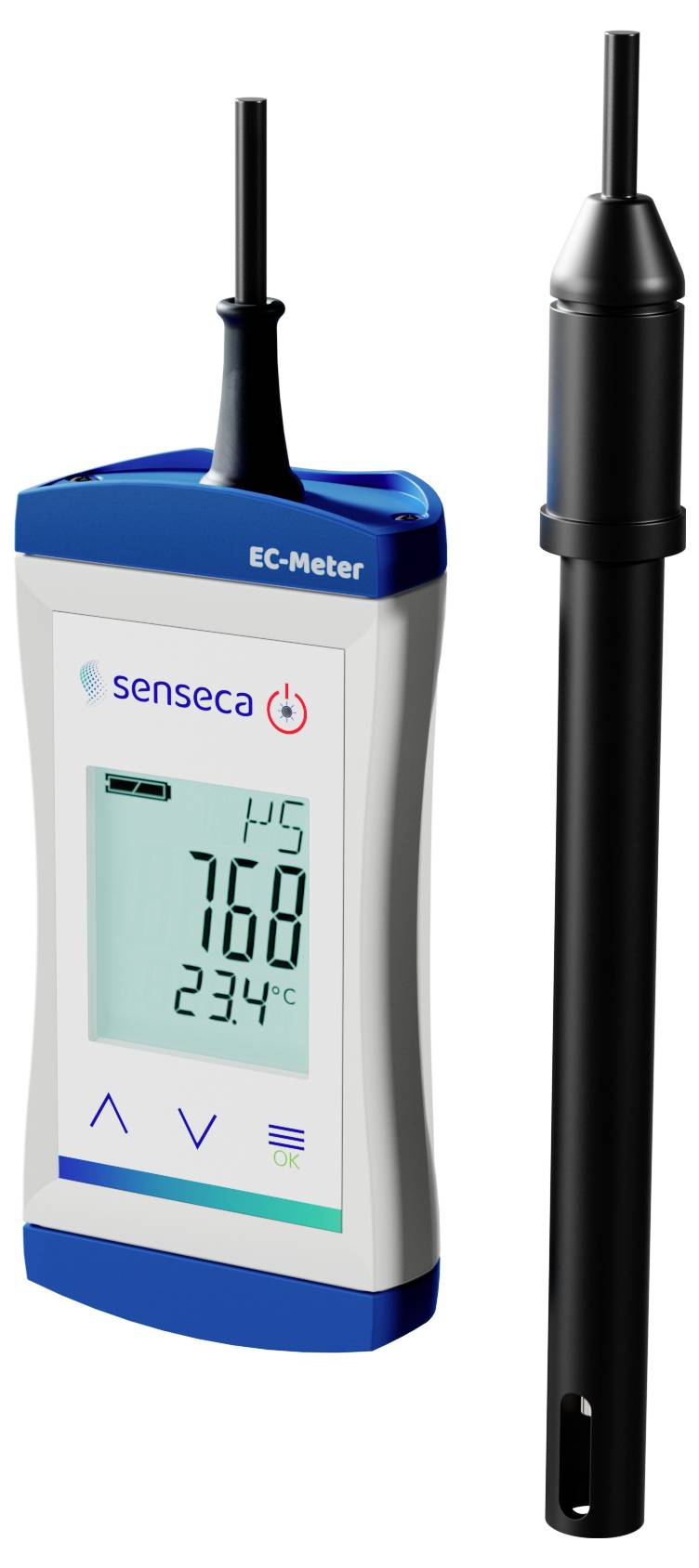 Senseca ECO 522 Leitfähigkeits-Messgerät Leitfähigkeit, Salinität, Temperatur