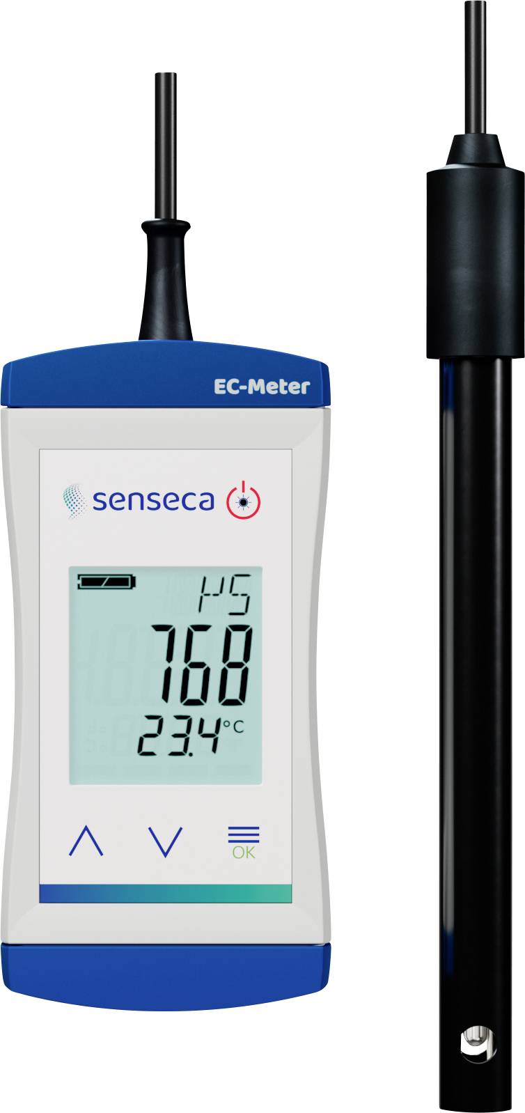 Senseca ECO 521 Leitfähigkeits-Messgerät Leitfähigkeit, Temperatur