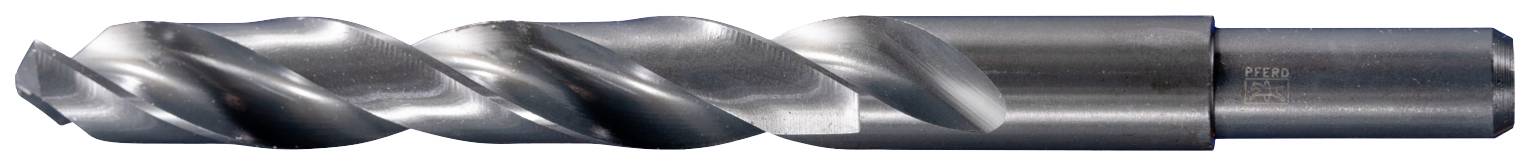 Bohreinsatz aus glänzendem Metall mit spiralförmigen Schneidekanten, der für Bohrmaschinen verwendet wird.