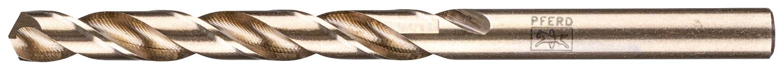 Metallbohrer mit Spiralnut und glatter Zylinderform, geeignet zum Bohren in Metallmaterialien.