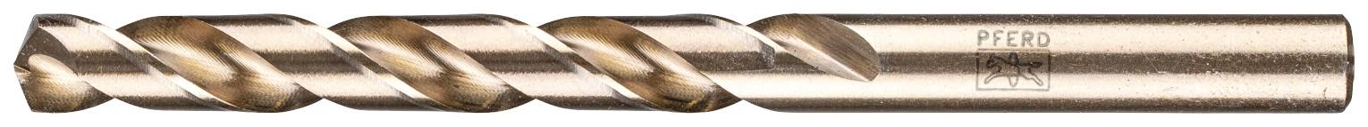 Ein Metallbohrer mit spiralförmigen Schneiden und einem abgerundeten Ende, geeignet zum Bohren in verschiedene Metallarten.