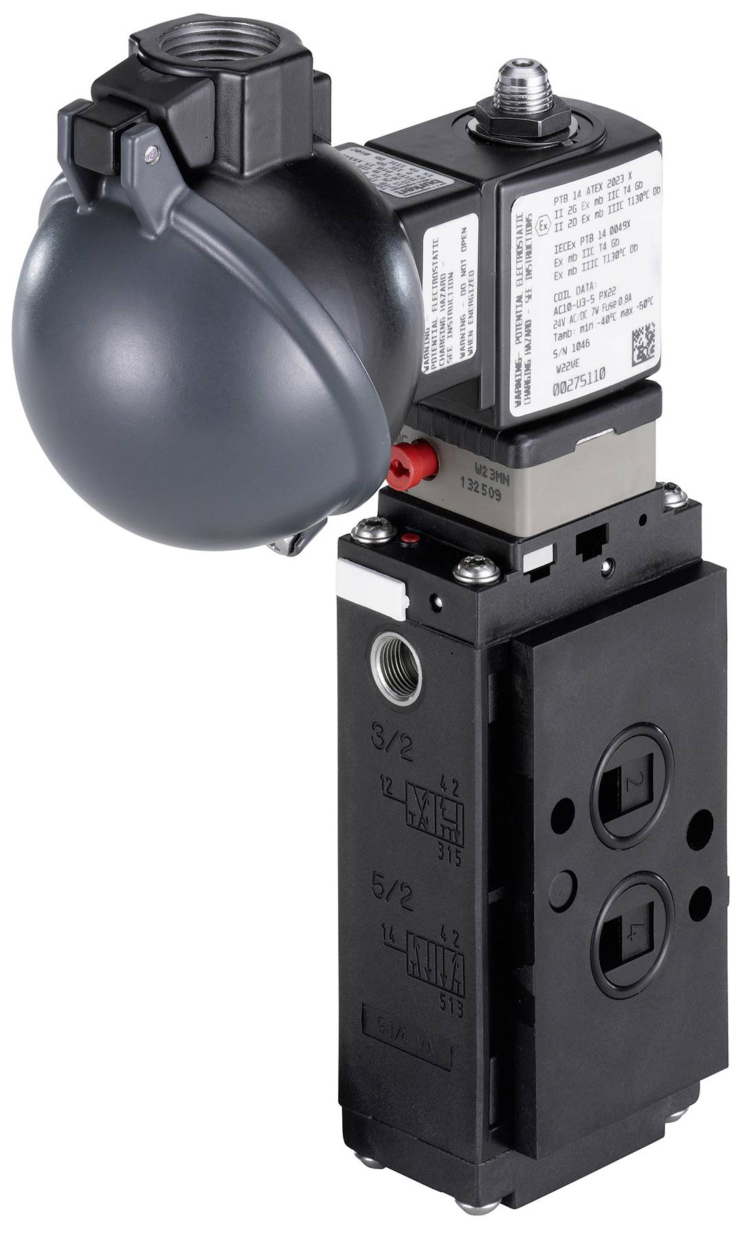 Bürkert Pneumatikventil 6519 350488 10 bar (max) 1 St.