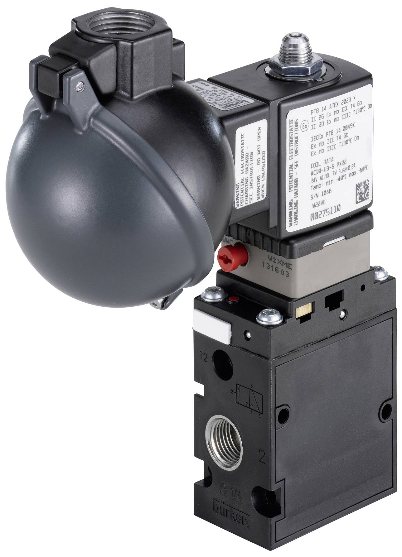 Bürkert Pneumatikventil 6518 367131 10 bar (max) 1St.