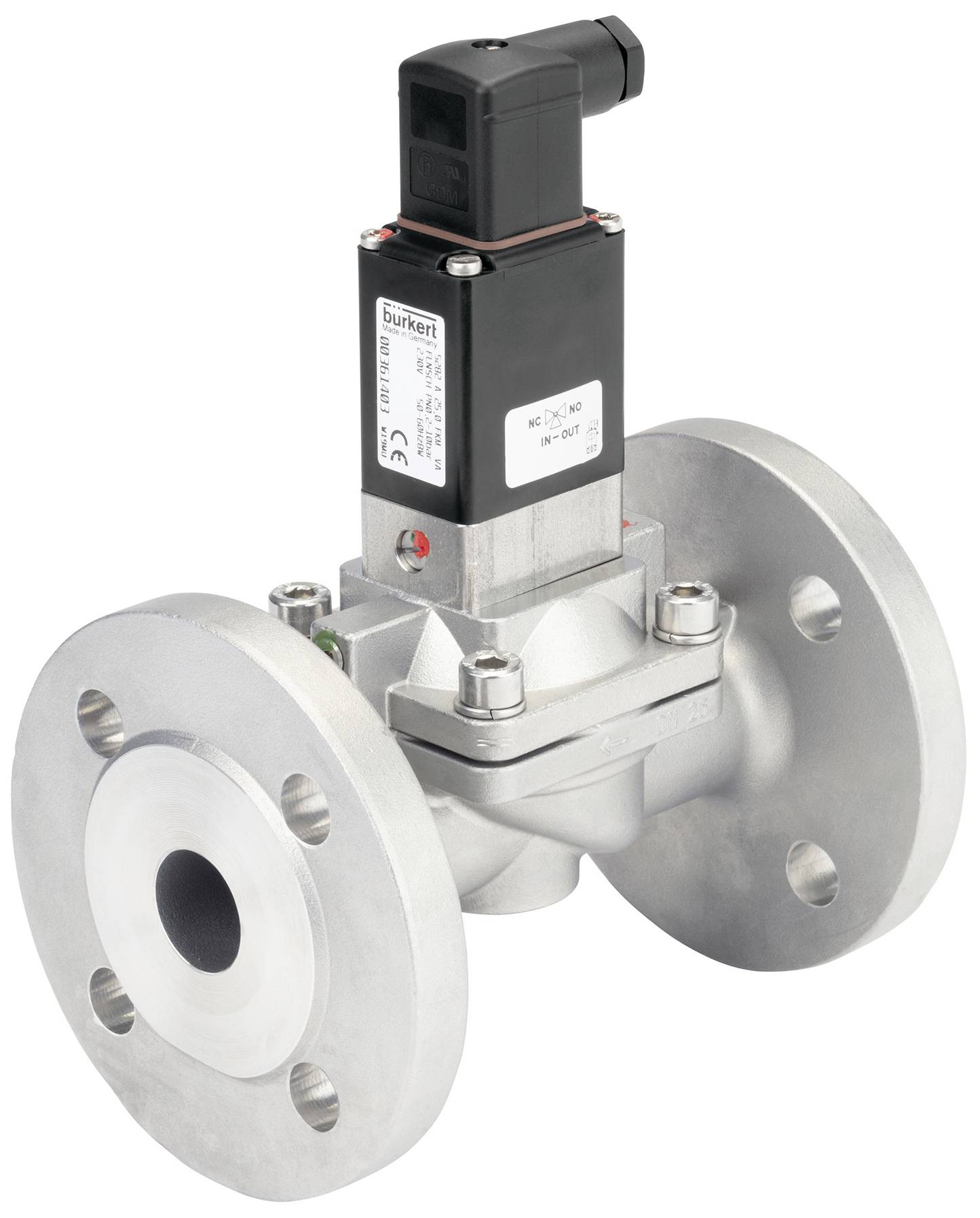 Bürkert Servogesteuertes Ventil 361409 5282 230V 1St.