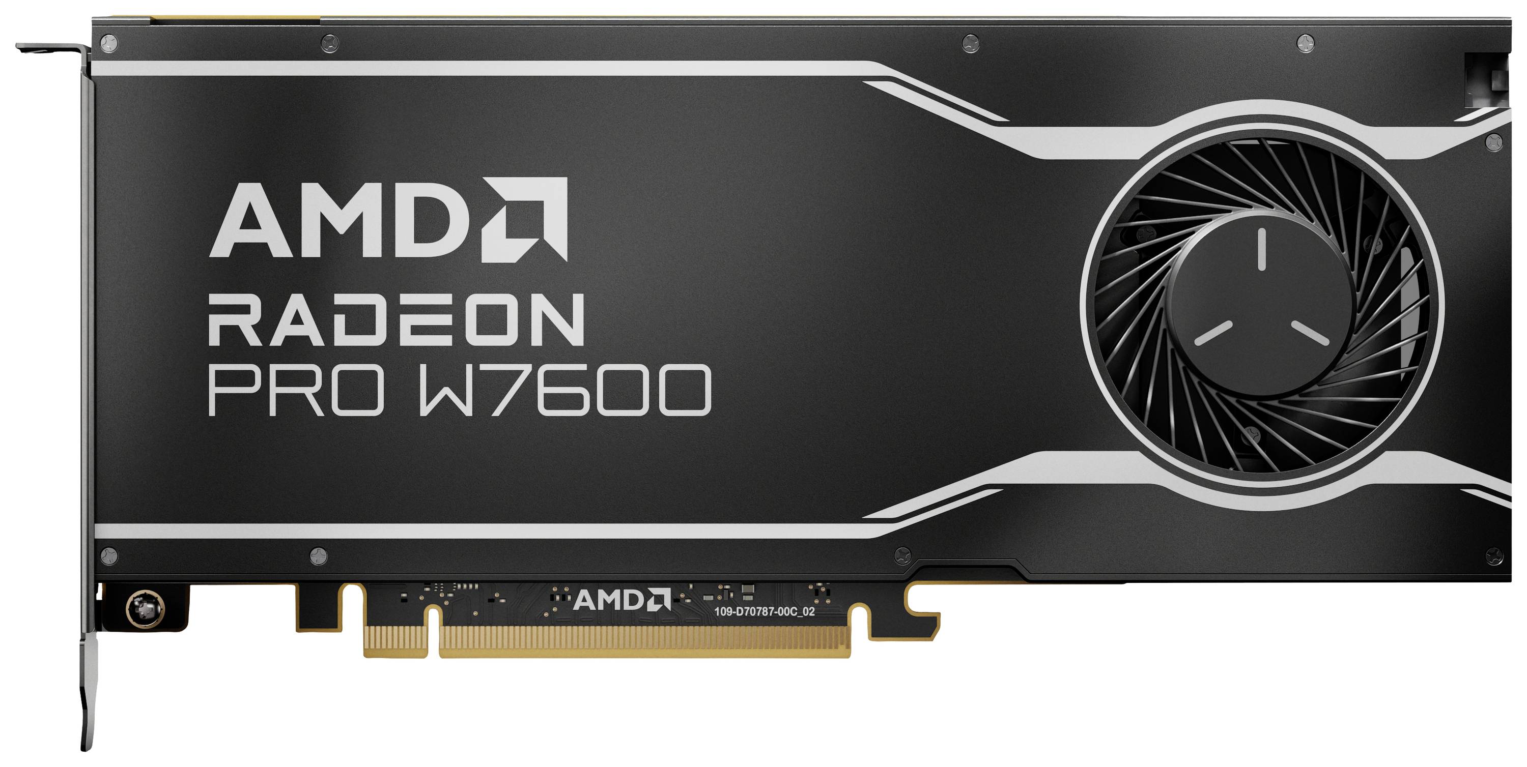 AMD Grafikkarte AMD Radeon Pro W7600 8 GB GDDR6-RAM PCIe x16 DisplayPort