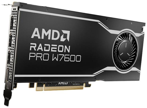 AMD Grafikkarte AMD Radeon Pro W7600 8 GB GDDR6-RAM PCIe x16 DisplayPort