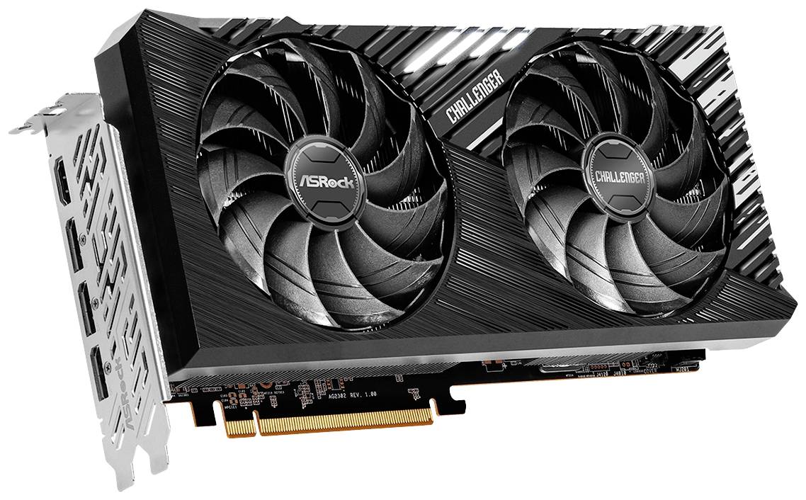 ASRock Grafikkarte AMD Radeon RX 7700 XT Challenge OC 12GB GDDR6-RAM PCIe x16 HDMI®, DisplayPort Übertaktet / Overclocked