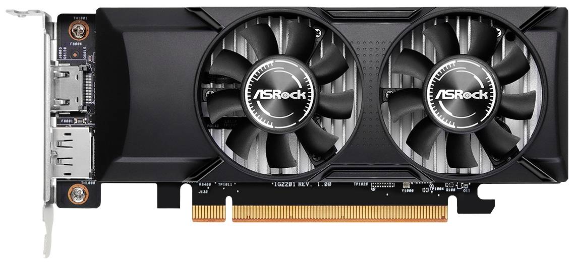 ASRock Grafikkarte Intel Arc™ A380 6GB GDDR6-RAM PCIe x8 DisplayPort, HDMI®