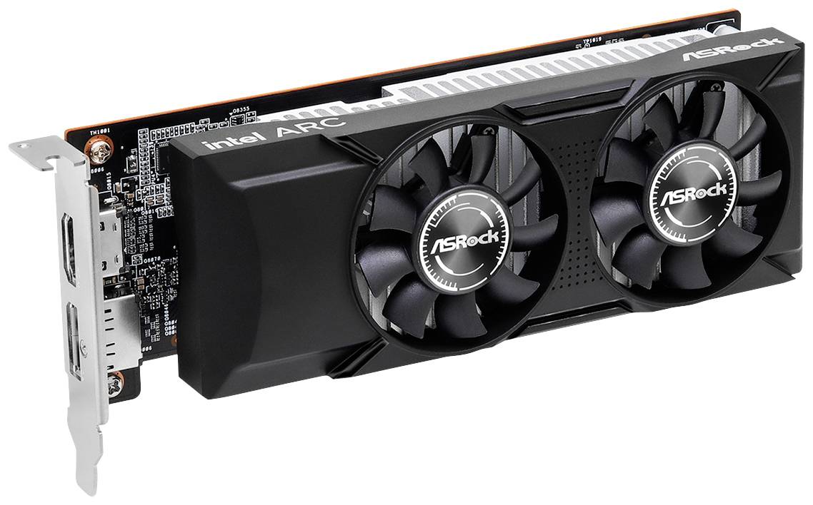 ASRock Grafikkarte Intel Arc™ A380 6 GB GDDR6-RAM PCIe x8 DisplayPort, HDMI®
