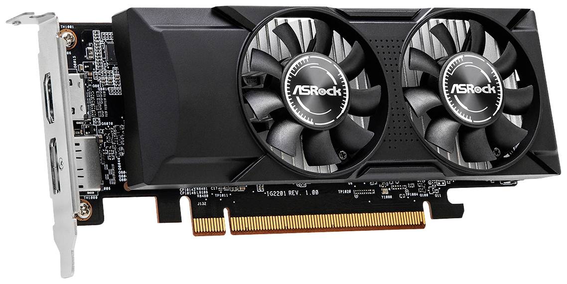 ASRock Grafikkarte Intel Arc™ A380 6GB GDDR6-RAM PCIe x8 DisplayPort, HDMI®