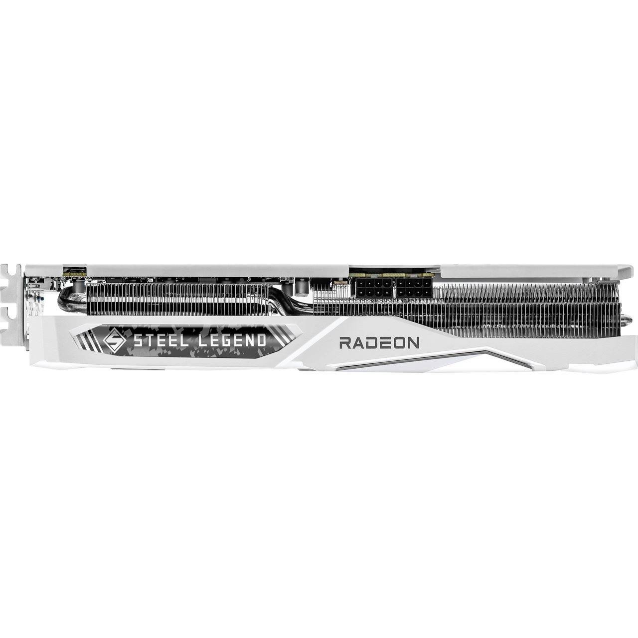 ASRock Grafikkarte AMD Radeon RX 7600 XT Steel Legend OC 16 GB GDDR6-RAM PCIe x16 HDMI®, DisplayPort RGB Beleuchtung, Übertaktet / Overclocked