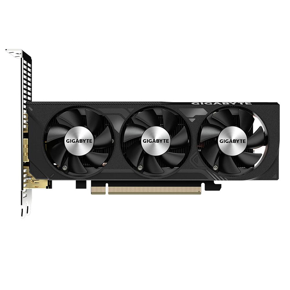 Gigabyte Grafikkarte Nvidia GeForce RTX 4060 OC Low Profile 8 GB GDDR6-RAM PCIe x16 HDMI®, DisplayPort Low Profile, Übertaktet / Overclocked