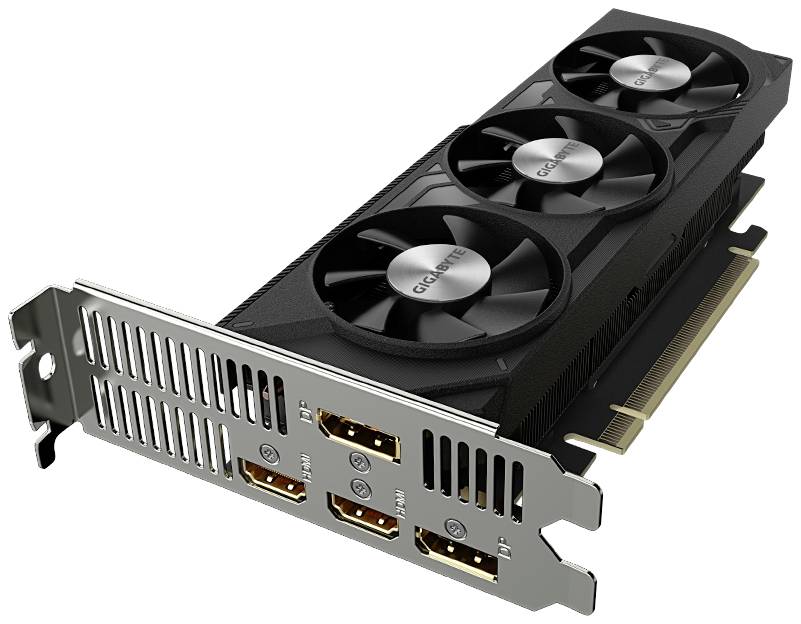 Gigabyte Grafikkarte Nvidia GeForce RTX 4060 OC Low Profile 8 GB GDDR6-RAM PCIe x16 HDMI®, DisplayPort Low Profile, Übertaktet / Overclocked