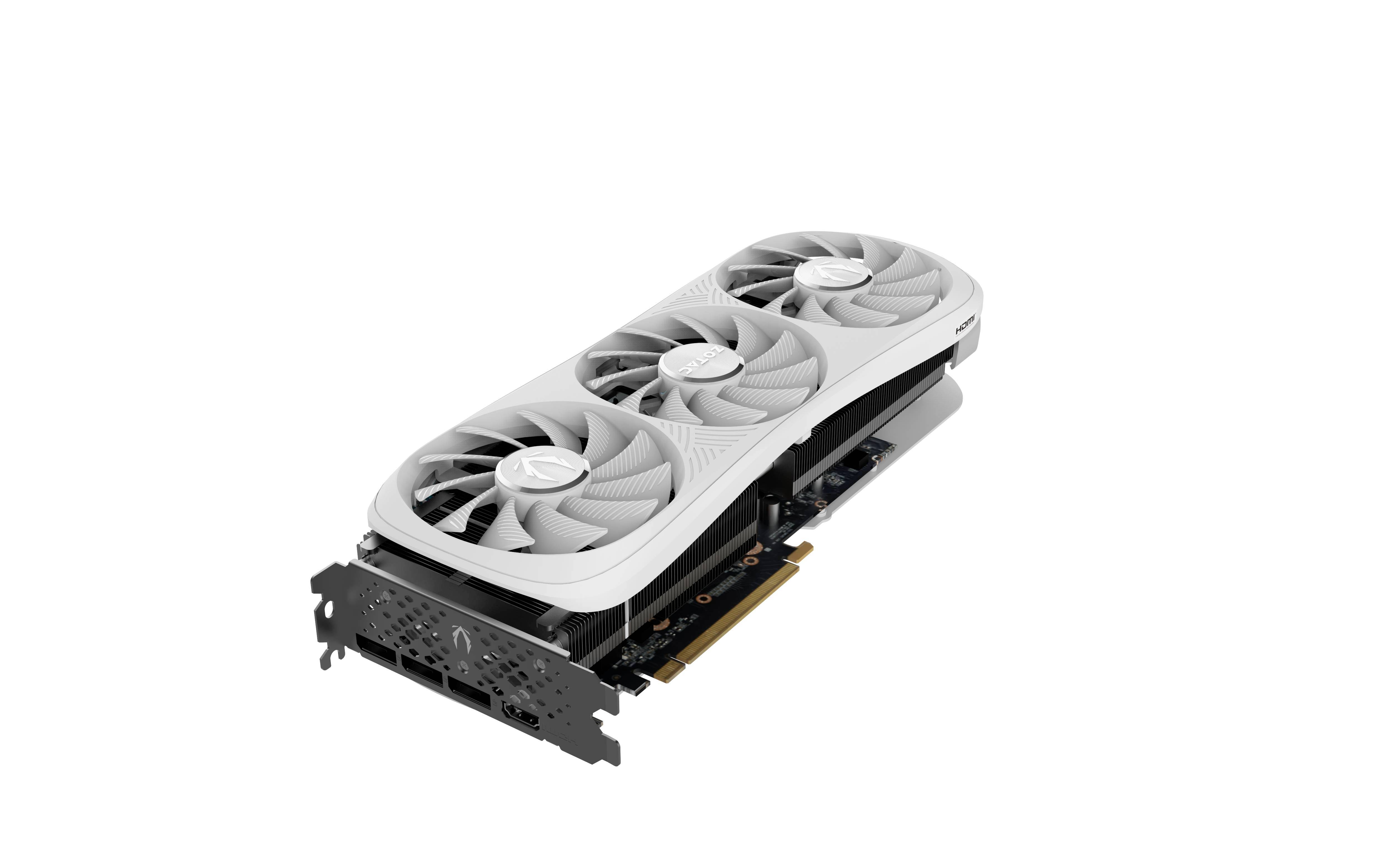 Zotac Grafikkarte Nvidia GeForce RTX 4070 Ti Super Trinity OC White Edition 16 GB GDDR6X-RAM PCIe x16 DisplayPort, HDMI® Übertaktet / Overclocked