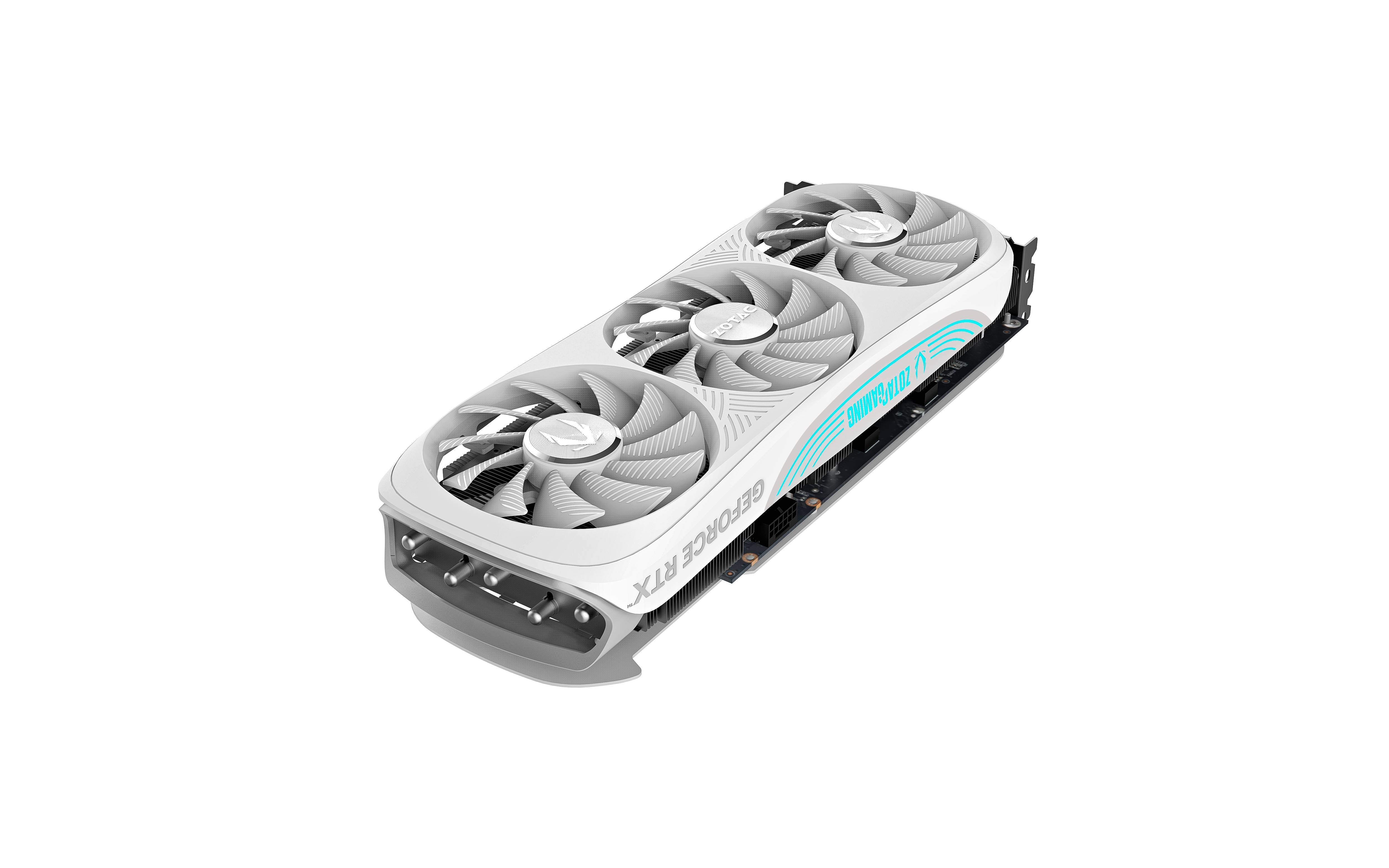Zotac Grafikkarte Nvidia GeForce RTX 4070 Ti Super Trinity OC White Edition 16 GB GDDR6X-RAM PCIe x16 DisplayPort, HDMI® Übertaktet / Overclocked