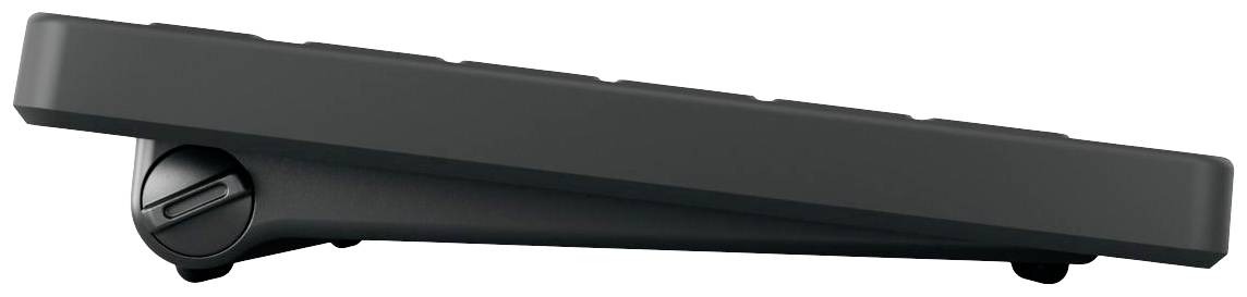 CHERRY Active KEY MTA AK-C8112 Wireless Funk Tastatur Deutsch, QWERTZ Schwarz Ergonomisch, Geräuscharme Tasten, Geeignet f. Wischdesinfektion nach