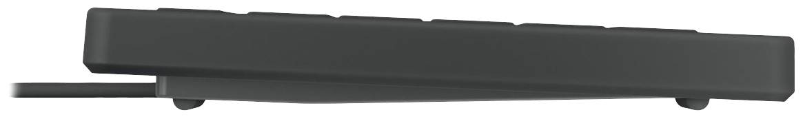 CHERRY Active KEY MTA AK-C8112 Corded Kabelgebunden Tastatur Deutsch, QWERTZ Schwarz Ergonomisch, Geräuscharme Tasten, Geeignet