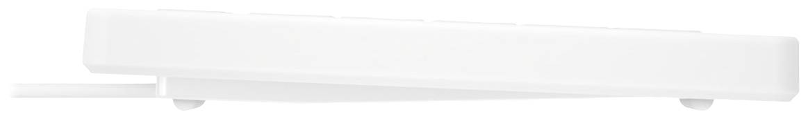 CHERRY Active KEY MTA AK-C8112 Corded Kabelgebunden Tastatur Deutsch, QWERTZ Weiß Ergonomisch, Geräuscharme Tasten, Geeignet