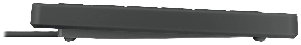 CHERRY Active KEY MTA AK-C8112 Corded Kabelgebunden Tastatur Deutsch, QWERTZ Schwarz Ergonomisch, Geräuscharme Tasten, Silikonmembran vollversiegelt