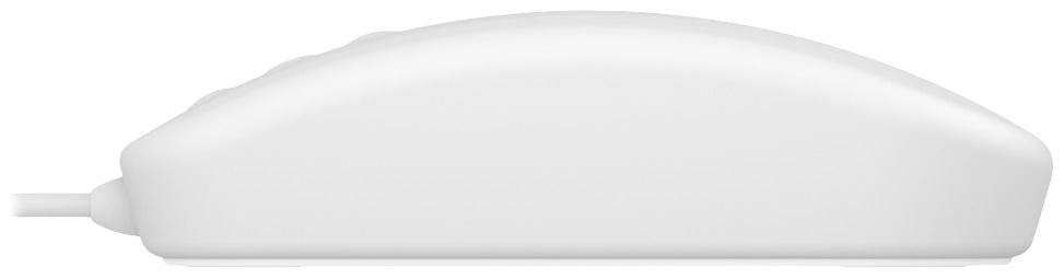 CHERRY Active KEY MMS AK-PMH3 Corded Maus Kabelgebunden Infrarot Weiß 3 Tasten 1000 dpi Silikonmembran vollversiegelt IP68, Ergonomisch, Geräusch