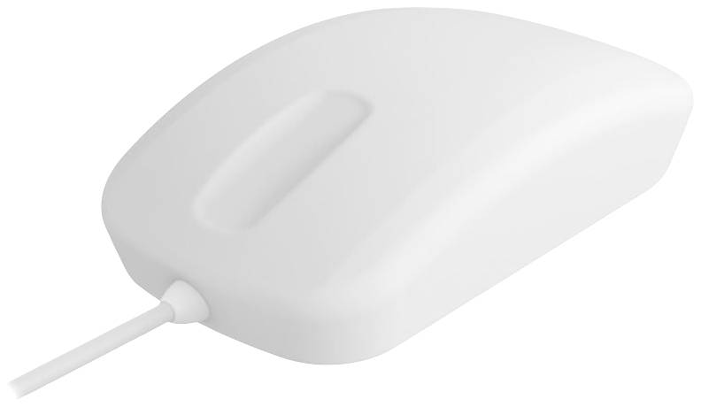 CHERRY Active KEY MMS AK-PMH3 Corded Maus Kabelgebunden Infrarot Weiß 3 Tasten 1000 dpi Silikonmembran vollversiegelt IP68