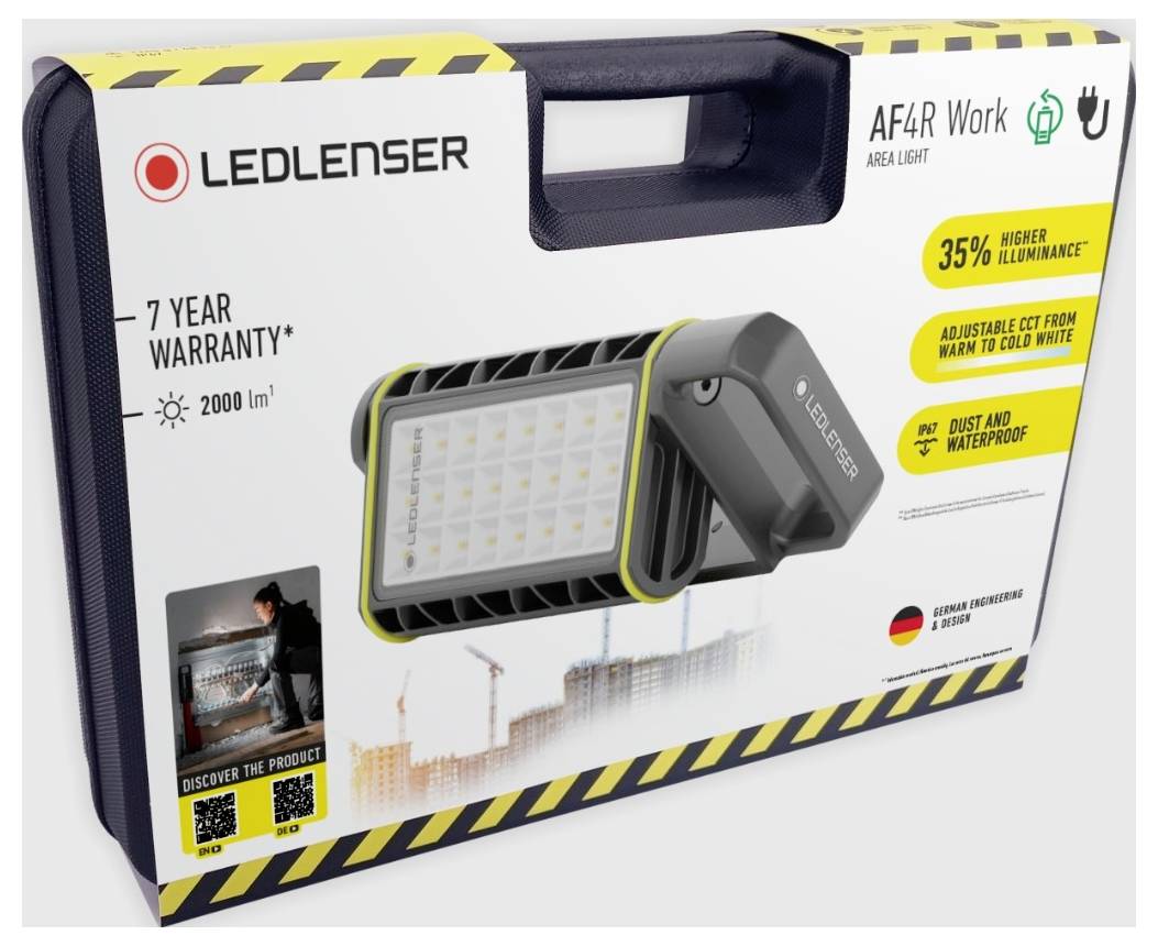 Ledlenser AF4R Work LED Arbeitsleuchte akkubetrieben, netzbetrieben 200lm, 1000lm, 2000lm