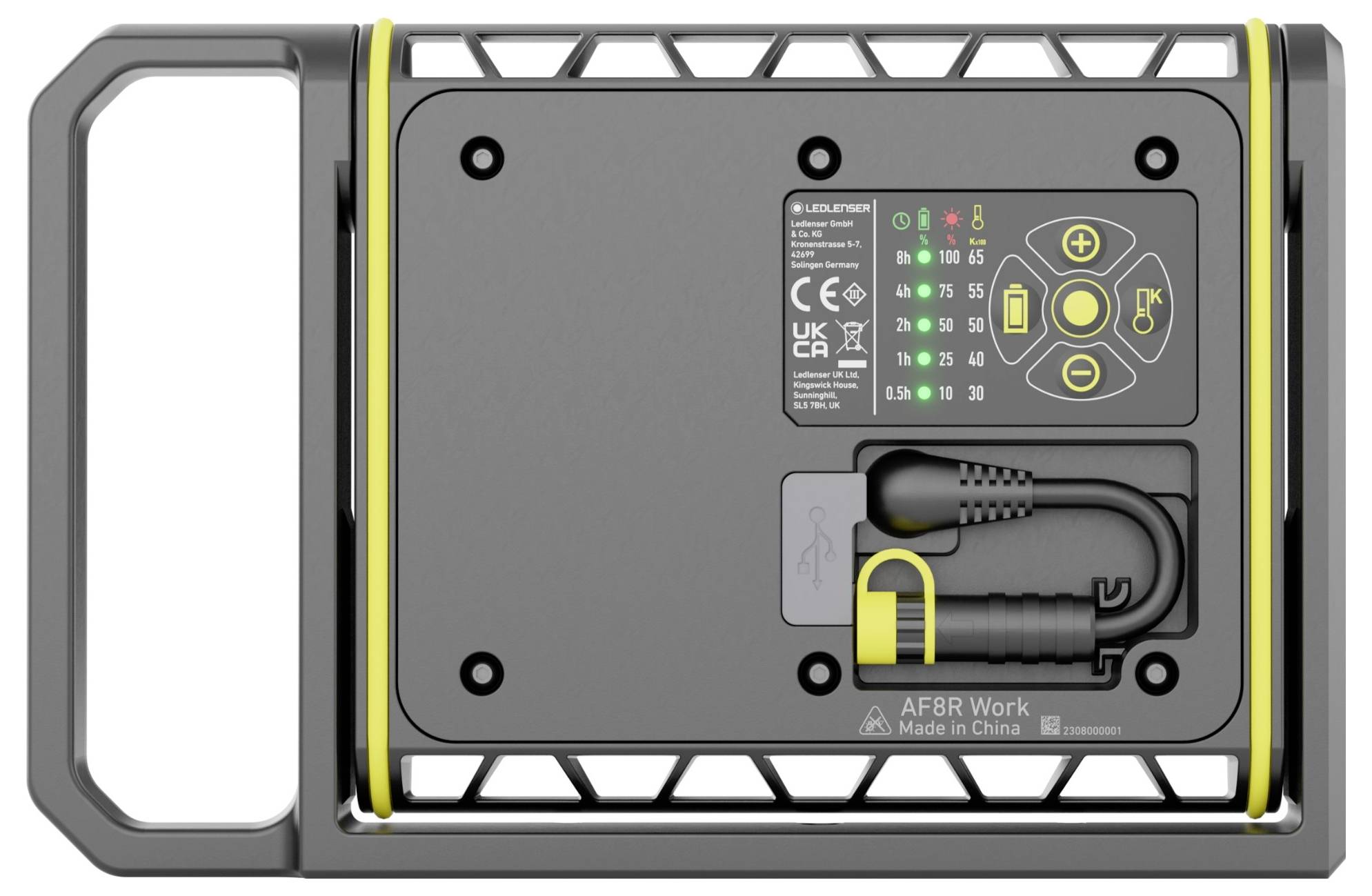 Ledlenser AF8R Work LED Arbeitsleuchte akkubetrieben, netzbetrieben 500 lm, 2300 lm, 4000 lm