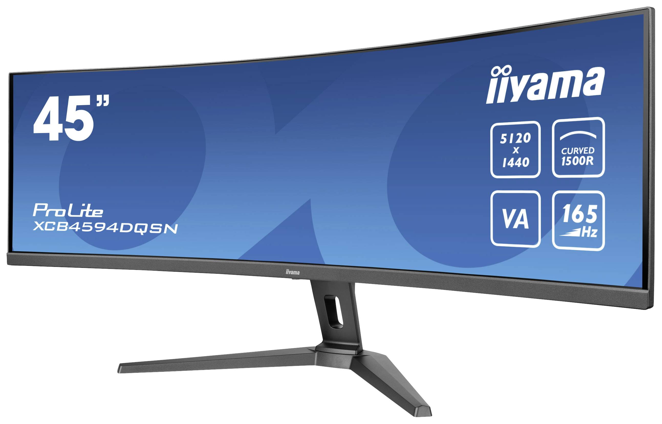 Iiyama G-Master Curved ETE DQHD Gaming Monitor EEK F (A - G) 113cm (44.5 Zoll) 5120 x 1440 Pixel 32:9 0.8 ms HDMI®, DisplayPort