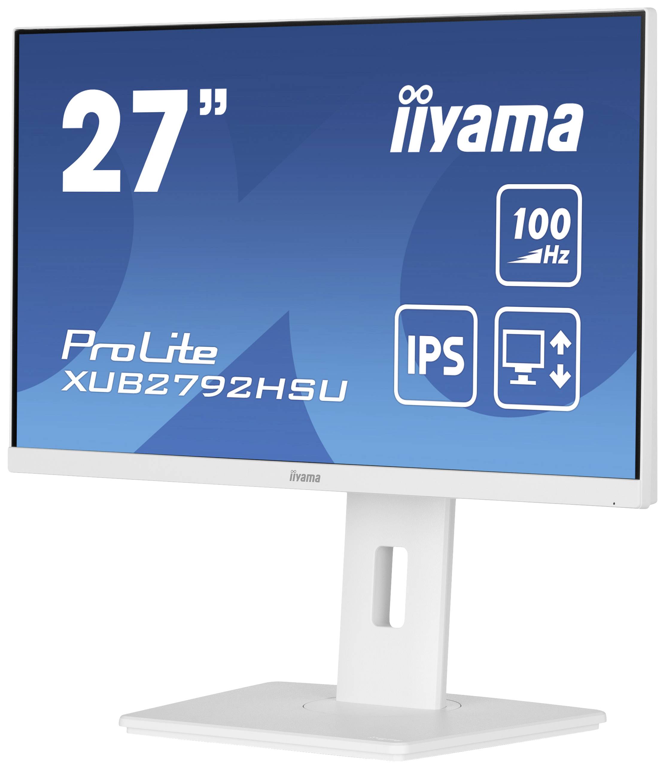Iiyama ProLite XUB2792HSU-W6 LED-Monitor EEK E (A - G) 68.6cm (27 Zoll) 1920 x 1080 Pixel 16:9 0.4 ms HDMI®, DisplayPort