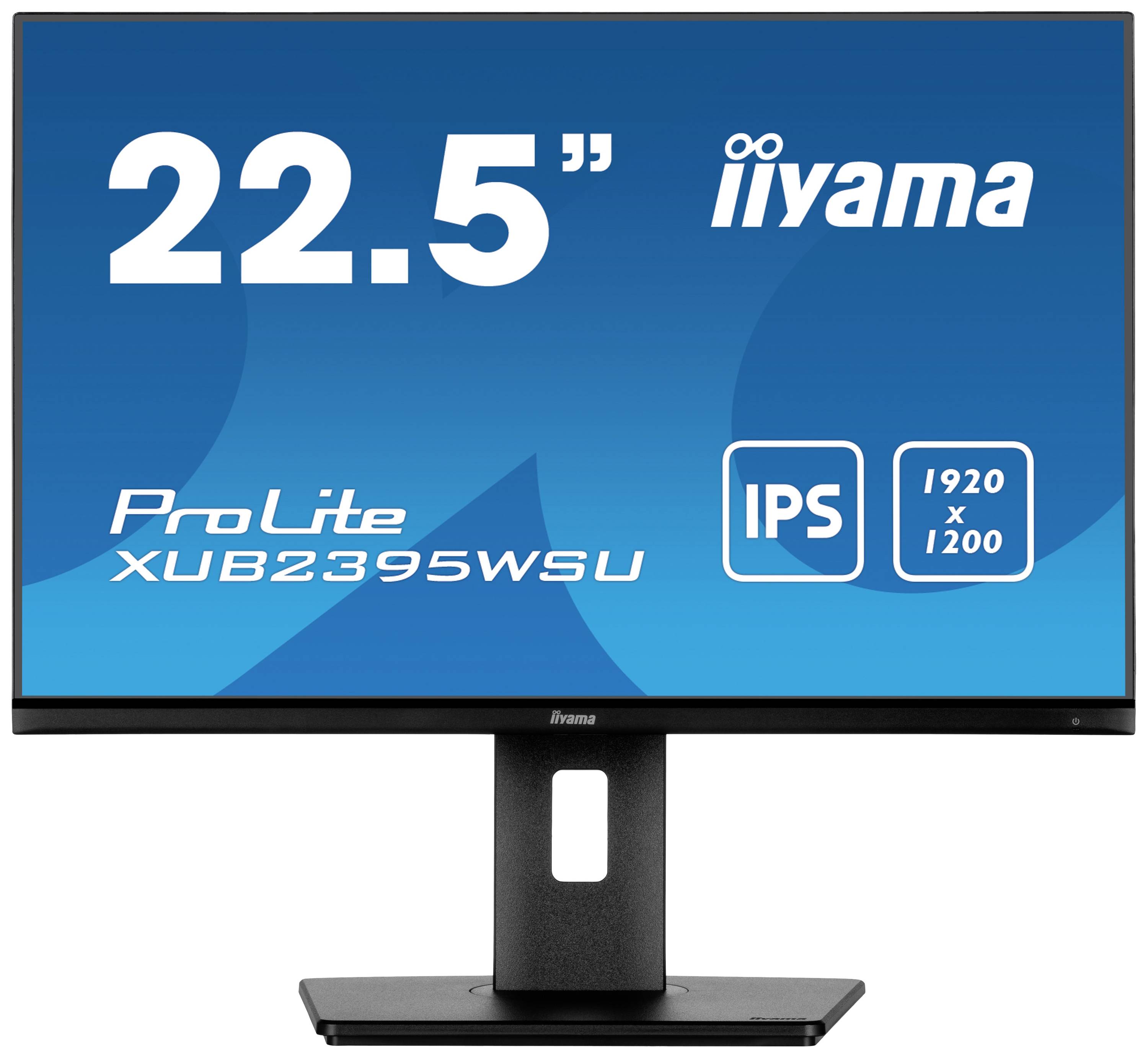 Iiyama ProLite XUB2395WSU-B5 LED-Monitor EEK E (A - G) 57.2 cm (22.5 Zoll) 1920 x 1200 Pixel 16:10 4 ms HDMI®, DisplayPort, Kopfhörer (3.5 mm Klink