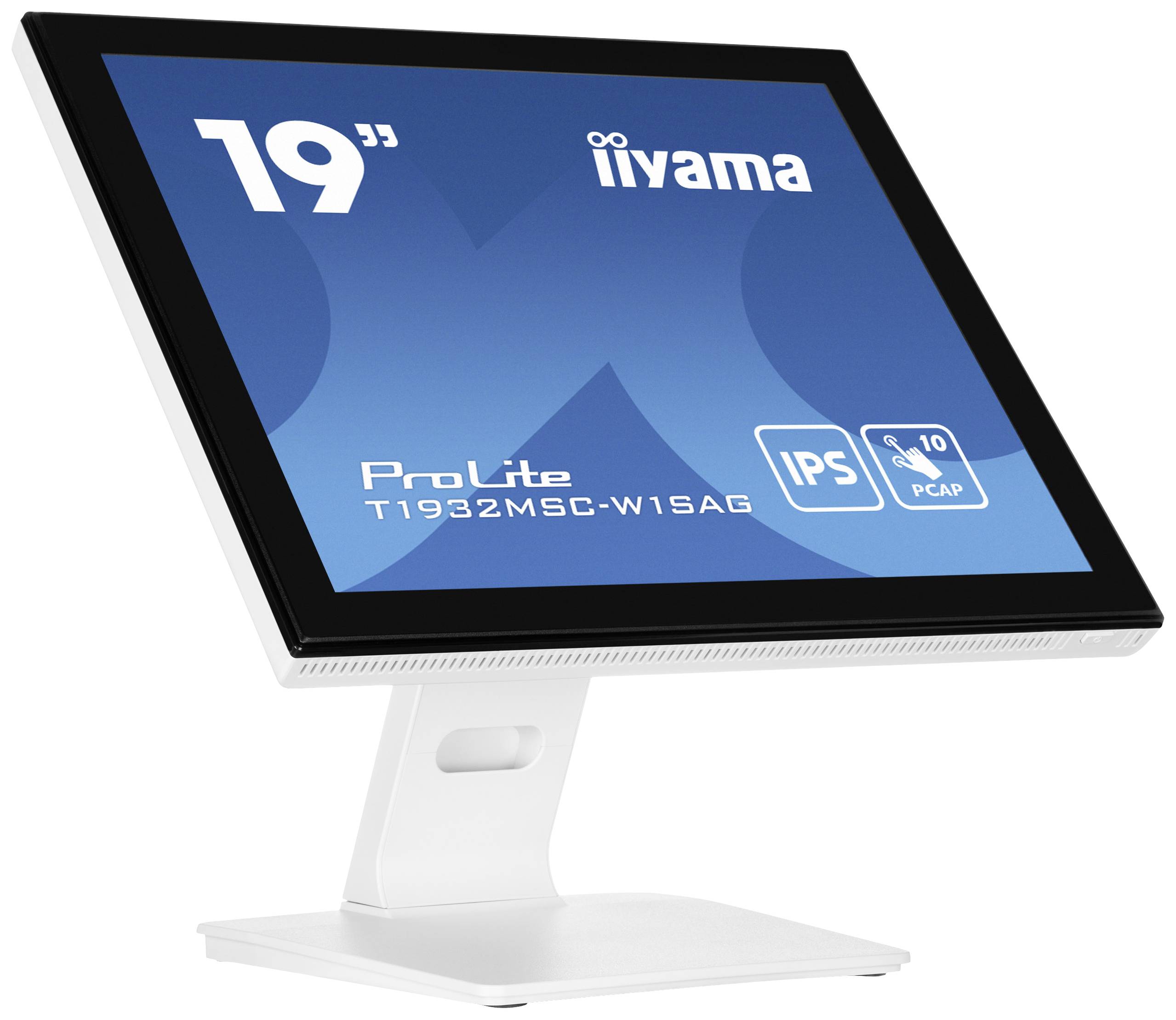 Iiyama PROLITE WHITE PCAP Touch Touchscreen-Monitor EEK: E (A - G) 48.3cm (19 Zoll) 1280 x 1024 Pixel 5:4 14 ms HDMI®